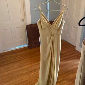 Stunning brand new yellow/ gold dress